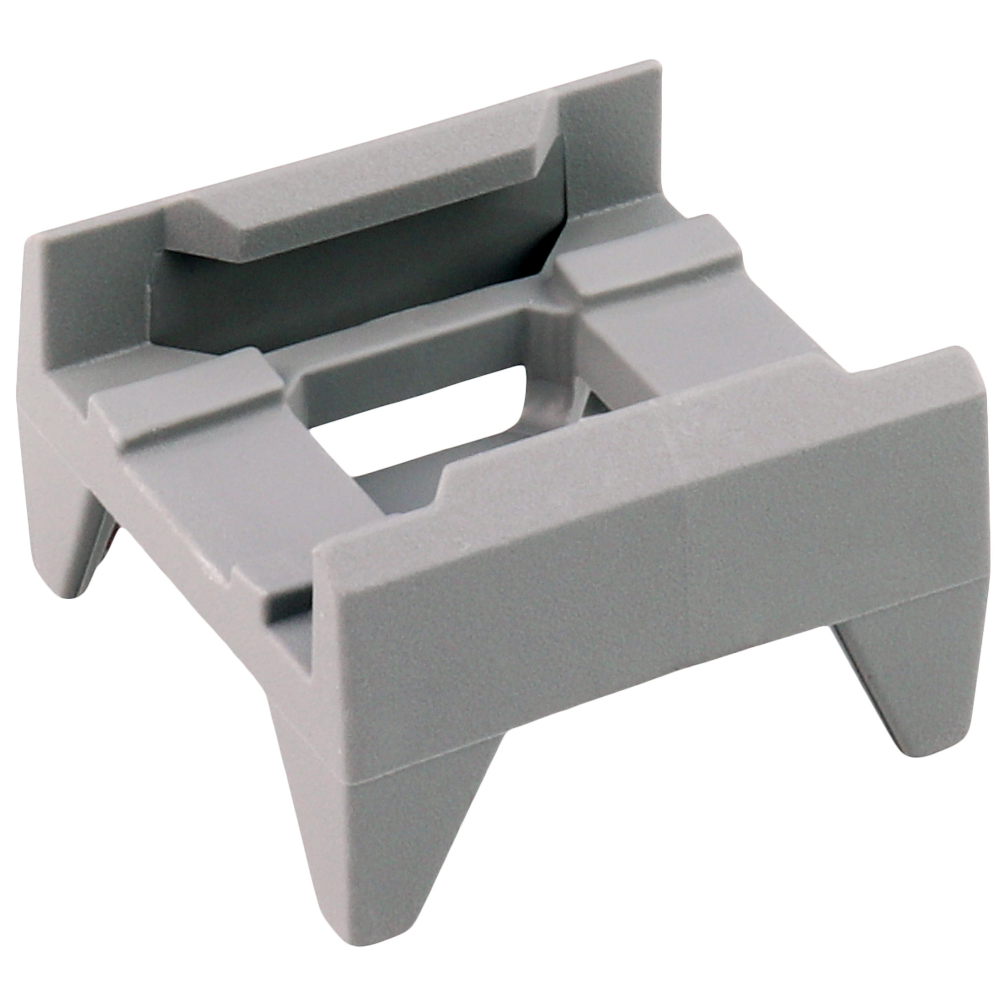 Block, Cross Cable Binder Block, 20x20x13, Plastic PP, grey