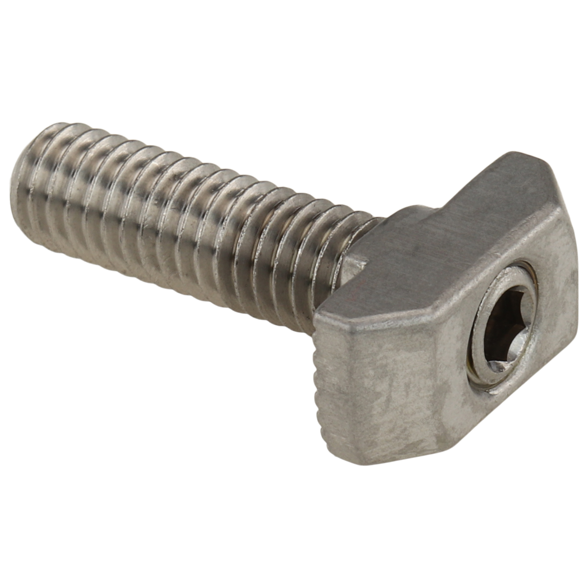 Hammerschraube M6x20, Nut 8, Typ B, mit Steg, Edelstahl, blank Hammerschraube M6x20, Nut 8, Typ B, mit Steg, Edelstahl, blank
