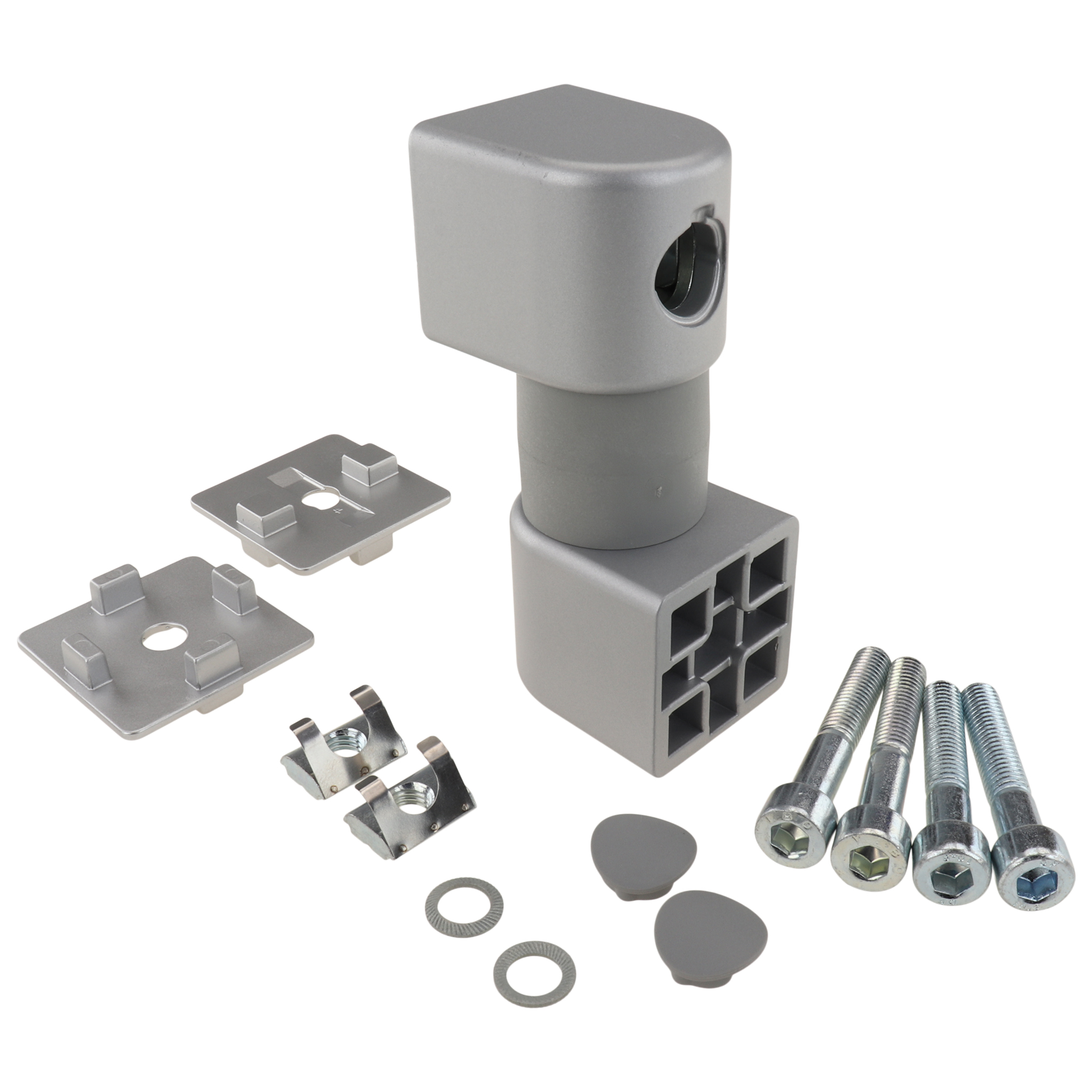 Friction Joint, 40x40x110, Aluminum die-cast, laquered, aluminum colored