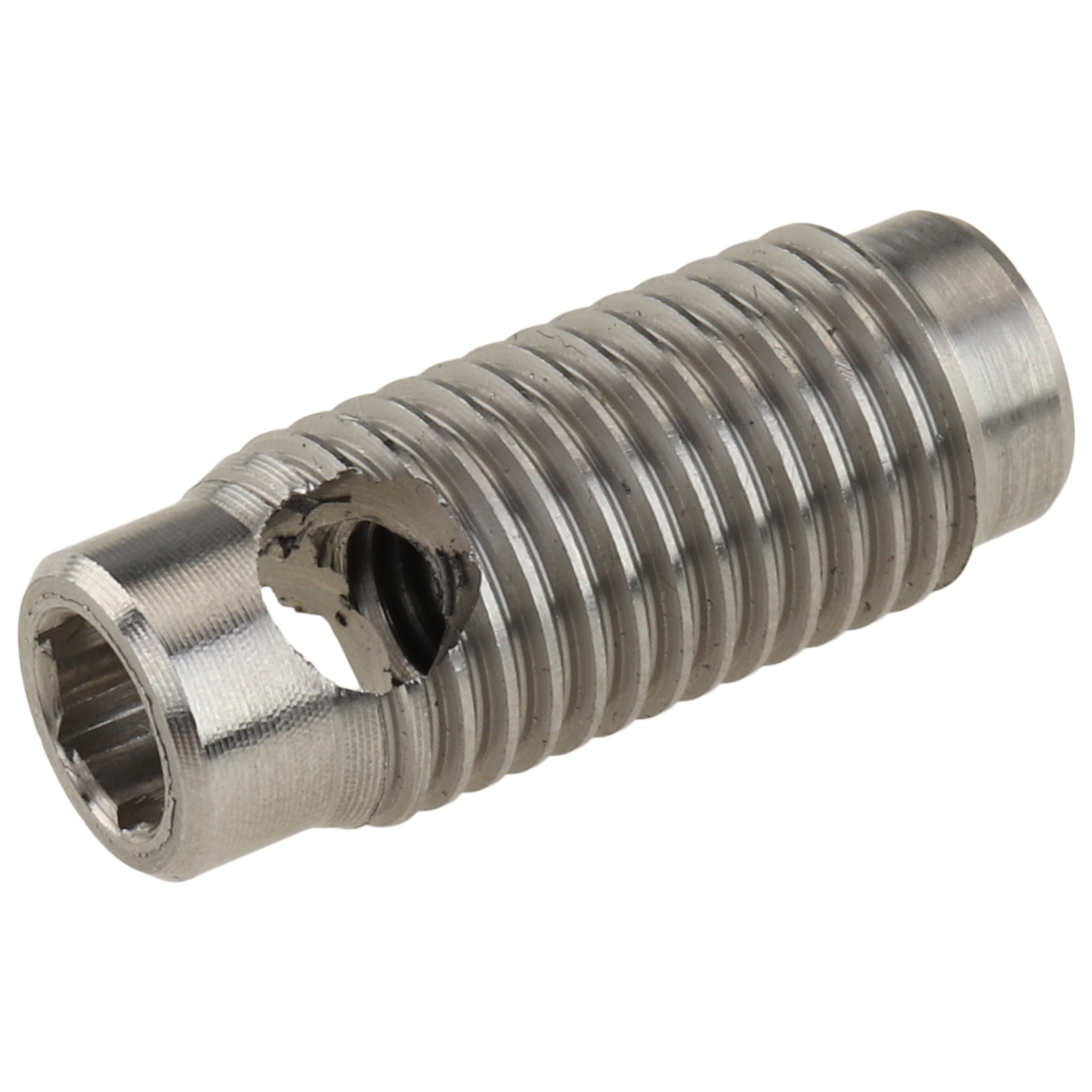 Sleeve, Cutting Sleeve Automatic Butt Connector, D12x31, Stainless steel, blanc