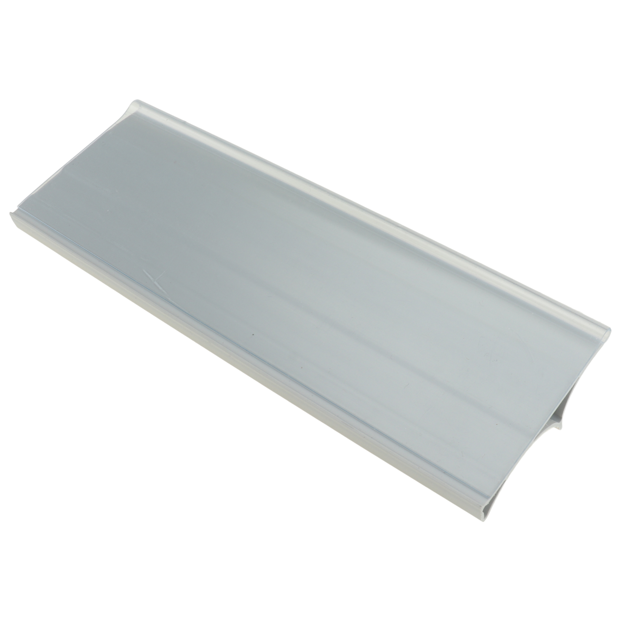 Clip, Beschriftungsclip, 41x10x2m, Kunststoff Hart-PVC, transparent
