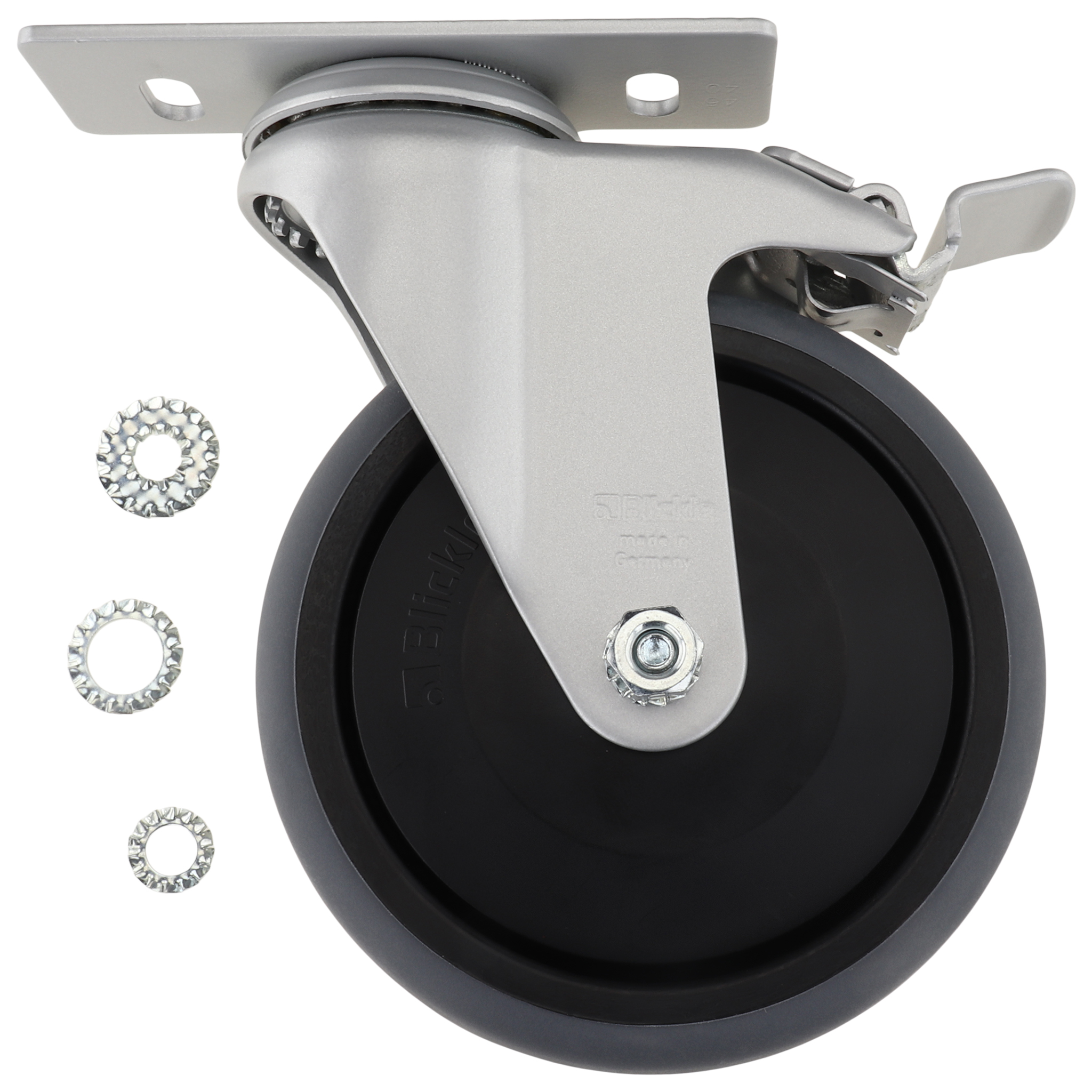 Rolle, Lenkrolle, D125, Radkörper PP, schwarz