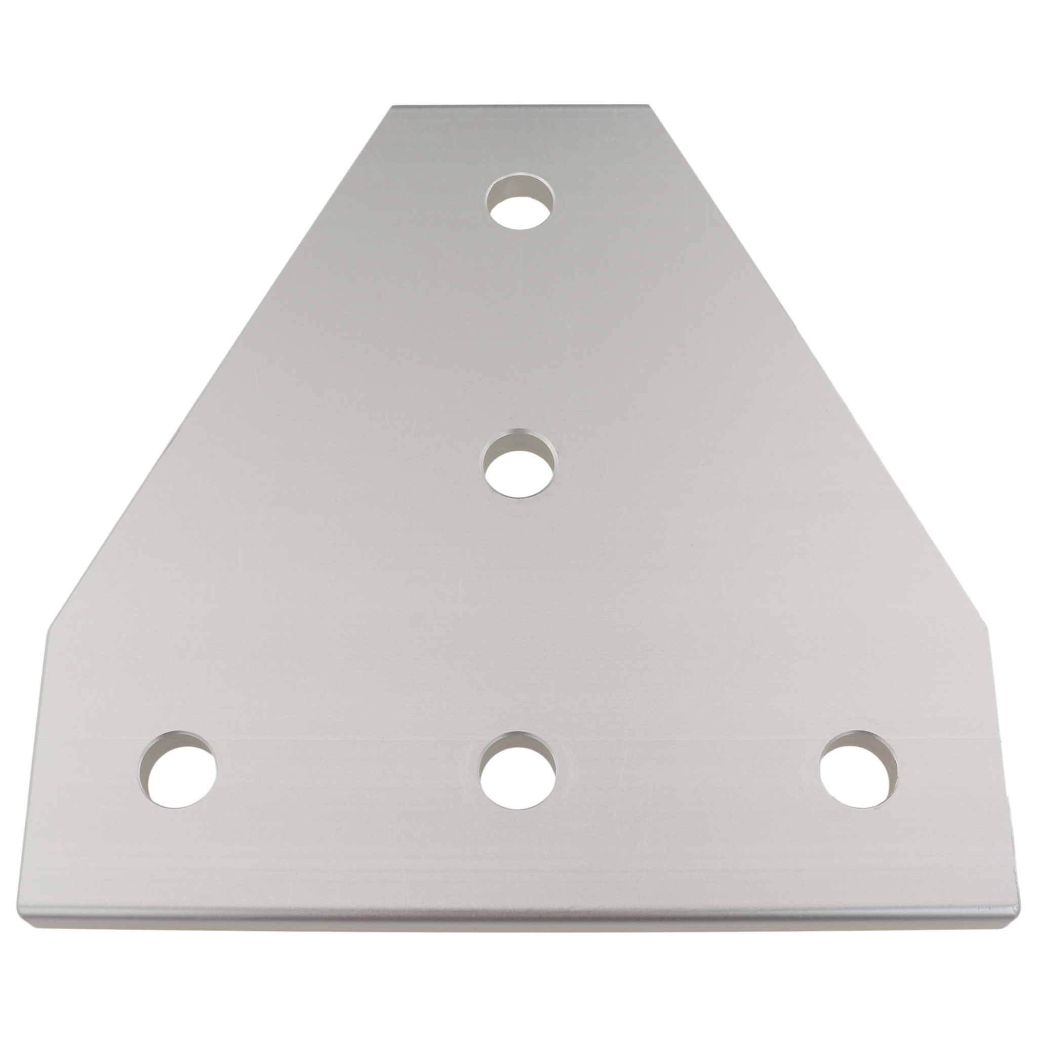 Plate, Connector Plate, 116x116x6, Aluminum, anodized, aluminum colored