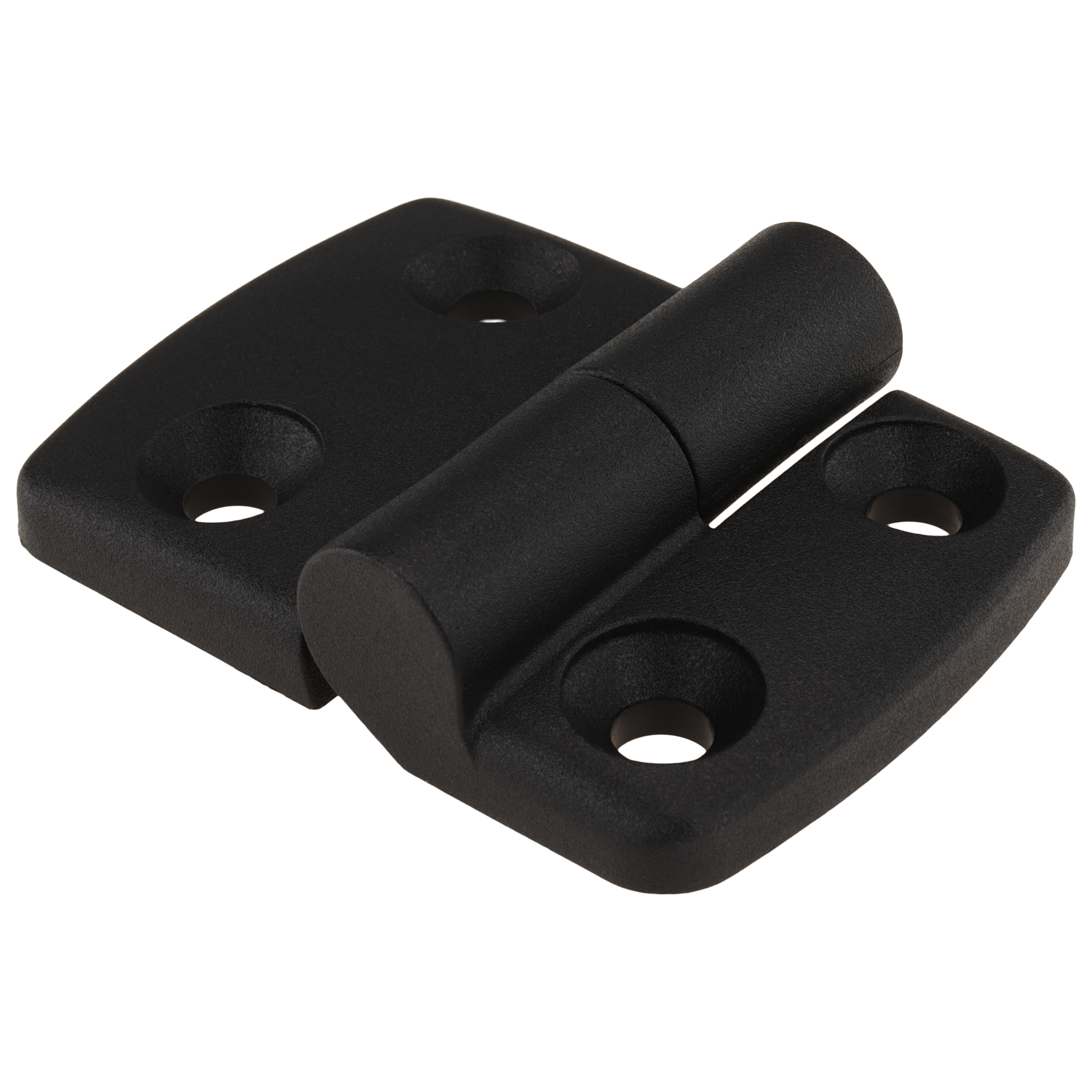 Scharnier, Kunststoff-Kombischarnier, 64,5x48x16, Kunststoff PA glasfaserverstärkt, schwarz Scharnier, Kunststoff-Kombischarnier, 64,5x48x16, Kunststoff PA glasfaserverstärkt, schwarz