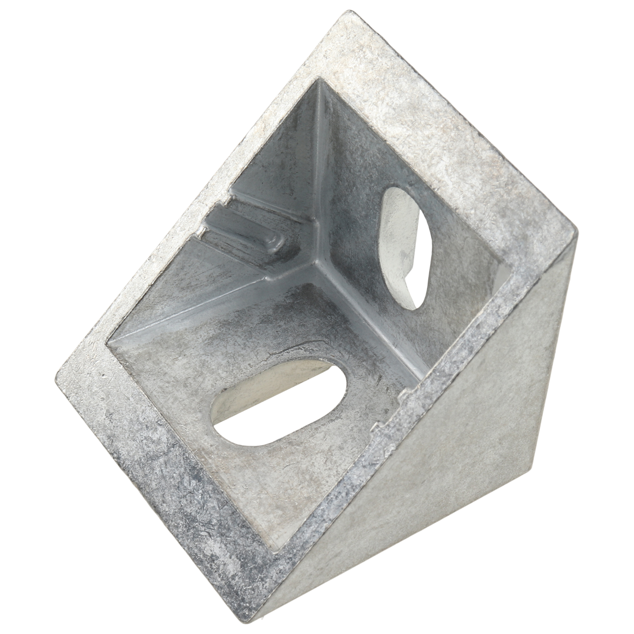 Angle, 39x39x40, Zinc die-cast, blanc