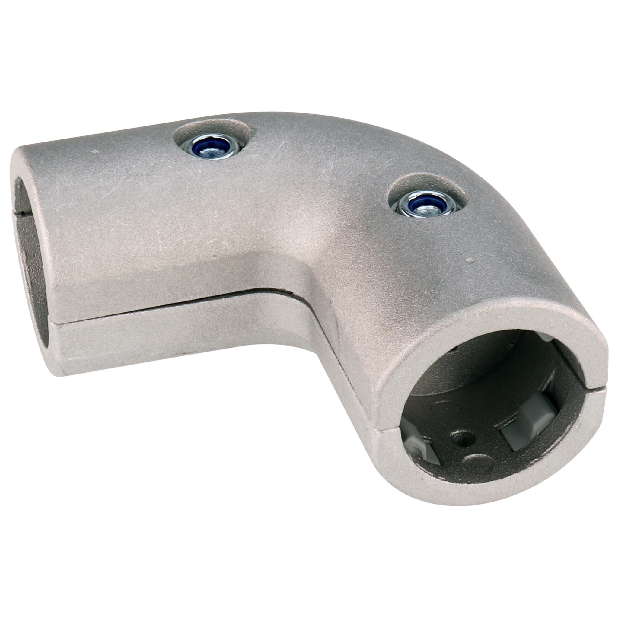 Connector, Corner Connector 2D30, 79x79x40, Aluminum die-cast, aluminum colored