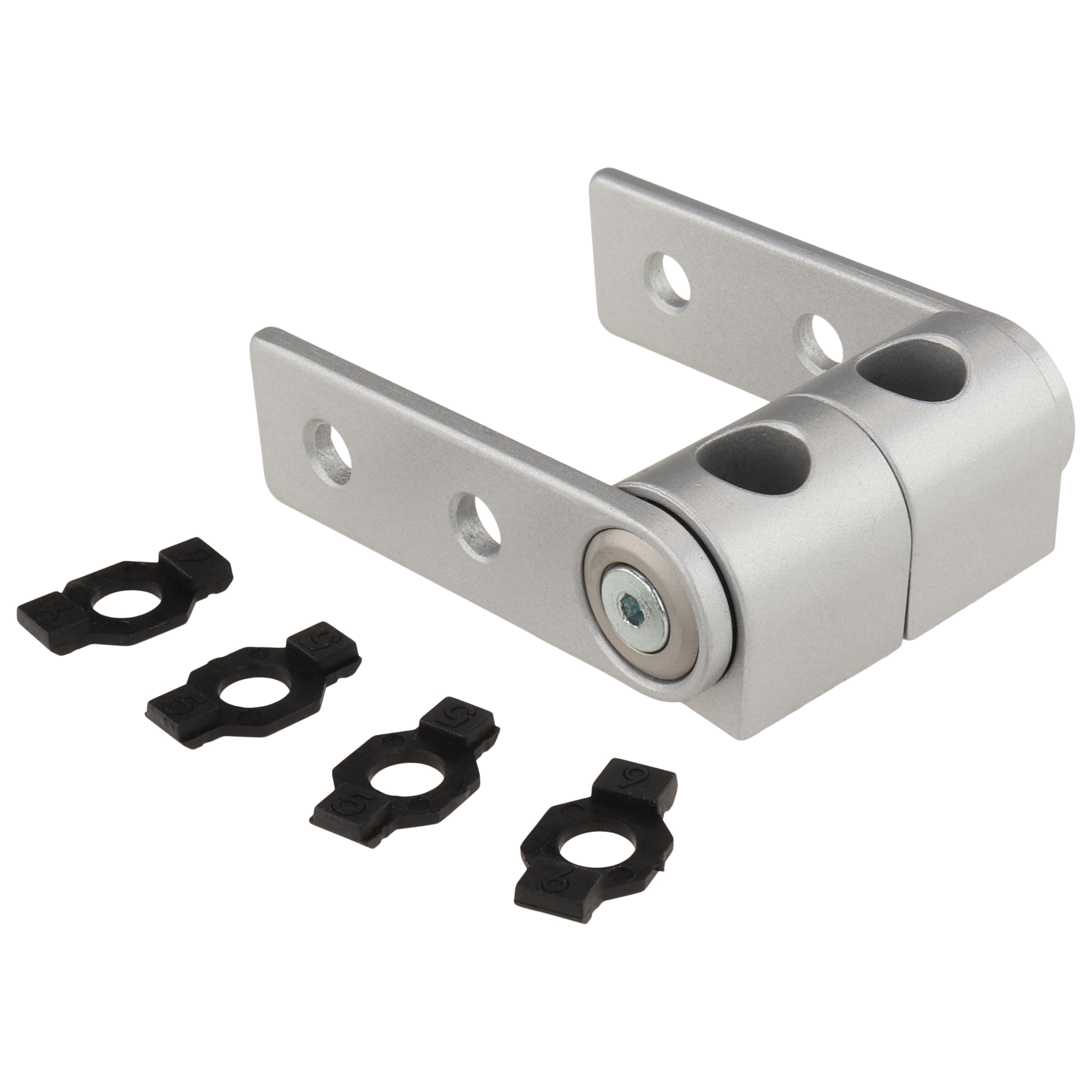 Pivot Joint, 20x40x61, Aluminum die-cast, powder-coated, aluminum colored