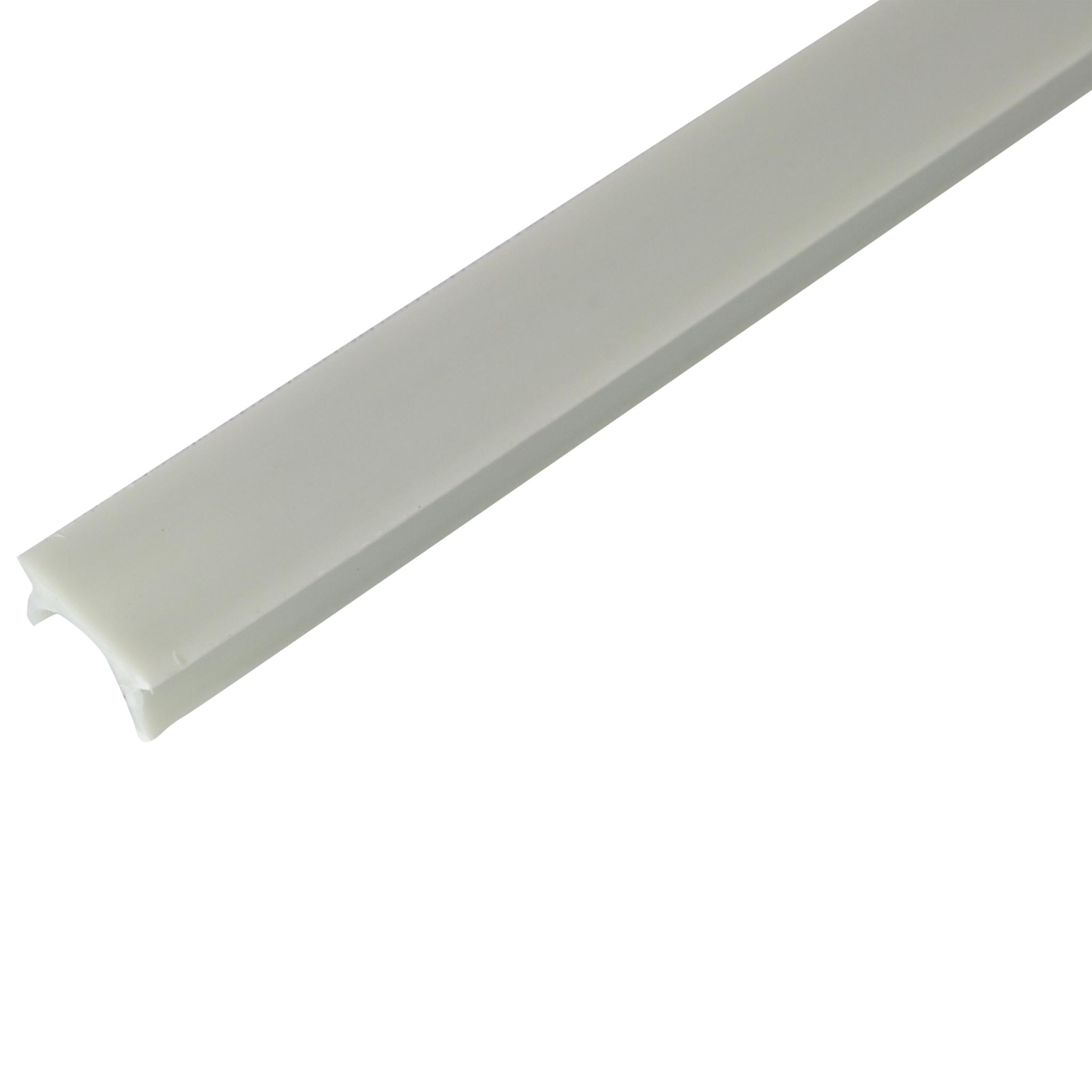 Cover Profile Strip, 9.05x5.3x1000, Plastic PP, grey
