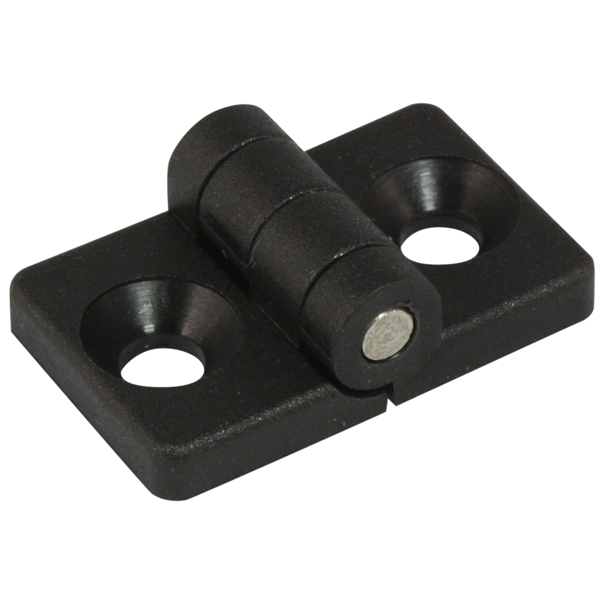 Scharnier, Minischarnier, 32x20x10, Kunststoff PA glasfaserverstärkt, schwarz Scharnier, Minischarnier, 32x20x10, Kunststoff PA glasfaserverstärkt, schwarz