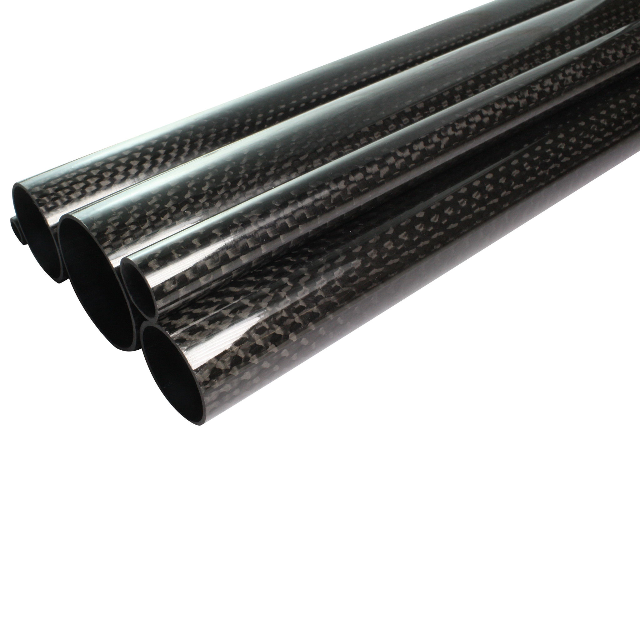Tube, 10±0.15x8x2000, CFRP - carbon, laquered