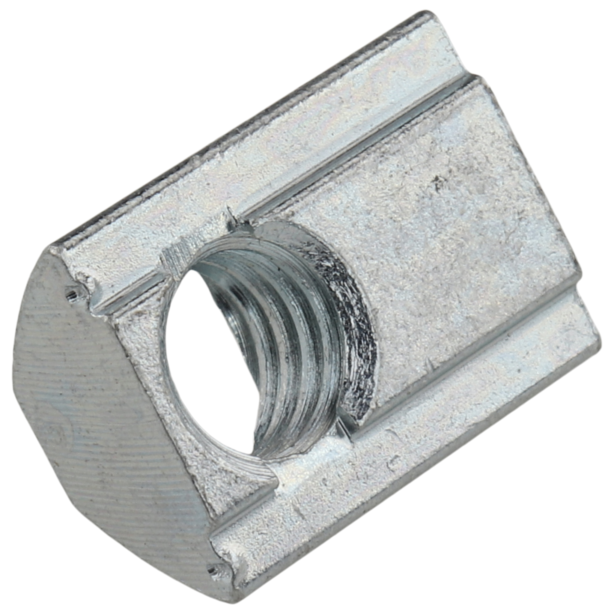 T-slot Nut M8, Slot 8, Type I, self-aligning, Steel, zink plated