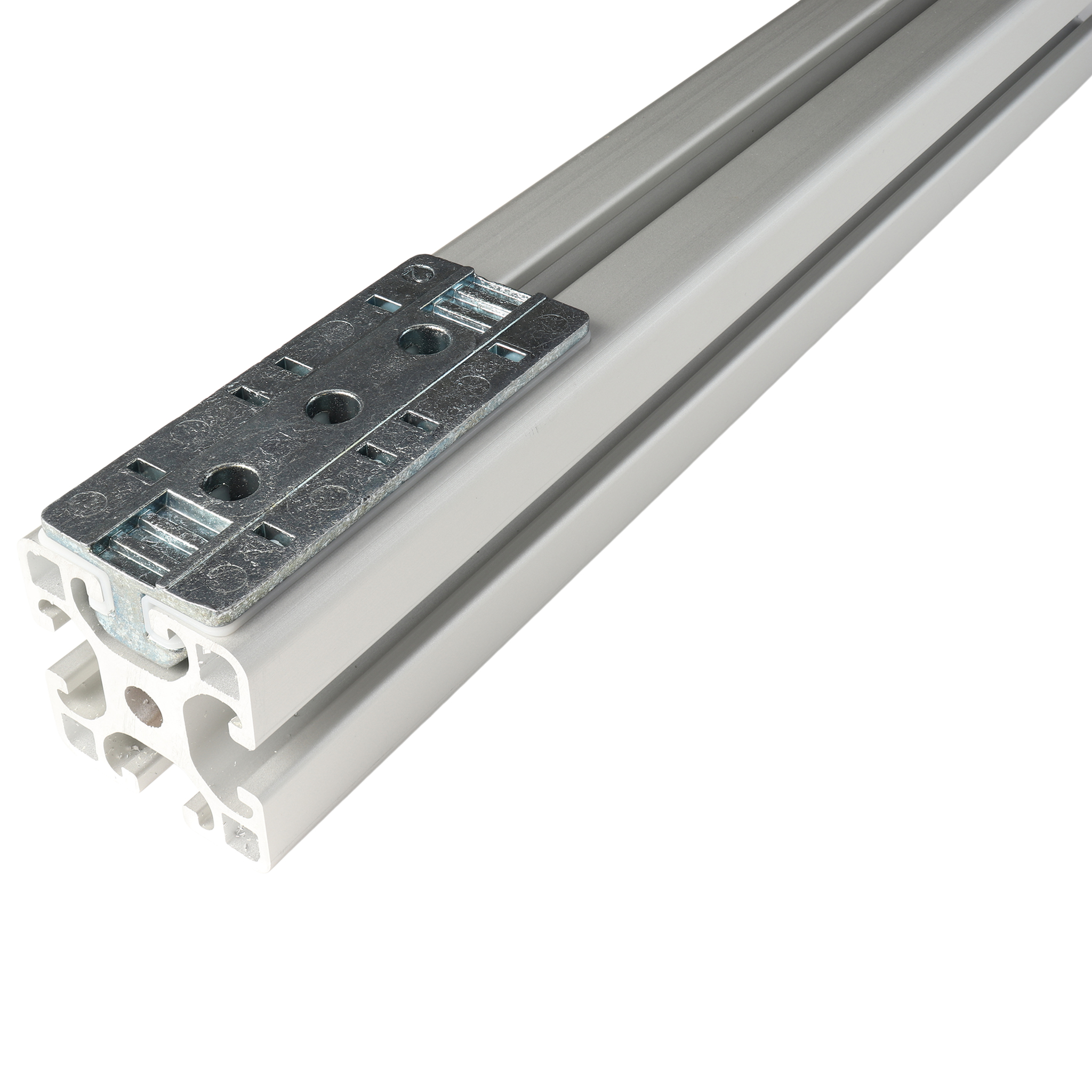 Profile Slider, 80x32x15, Zinc, blanc