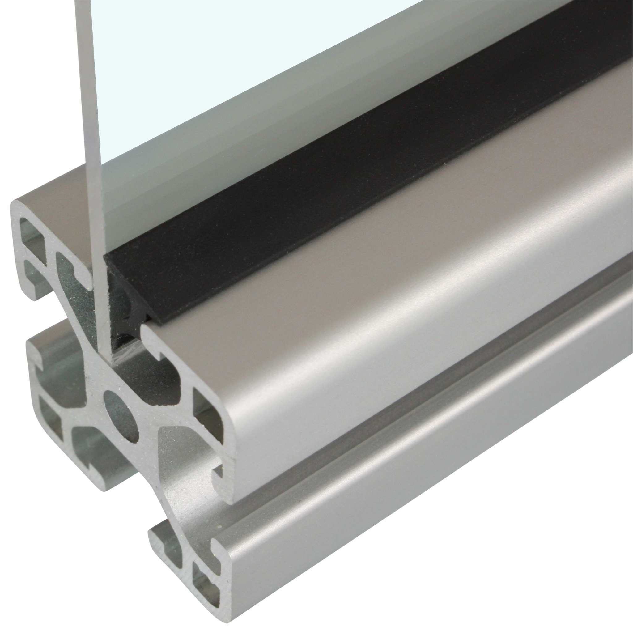 Plug-In Profile, 7x8.7x1000, Plastic TPE, black