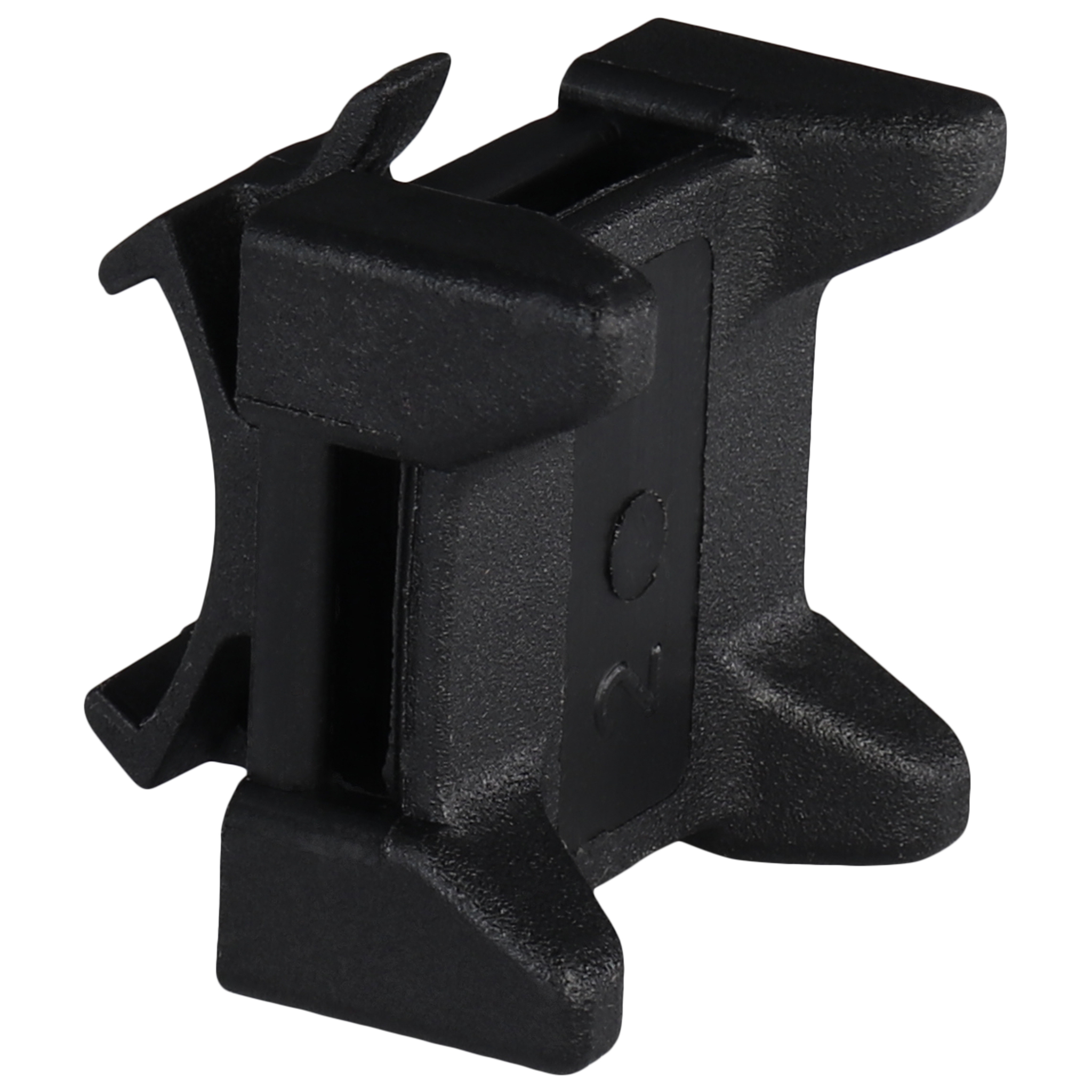 Cross Cable Binder Block, 30x22x22, Plastic PA reinforced, black