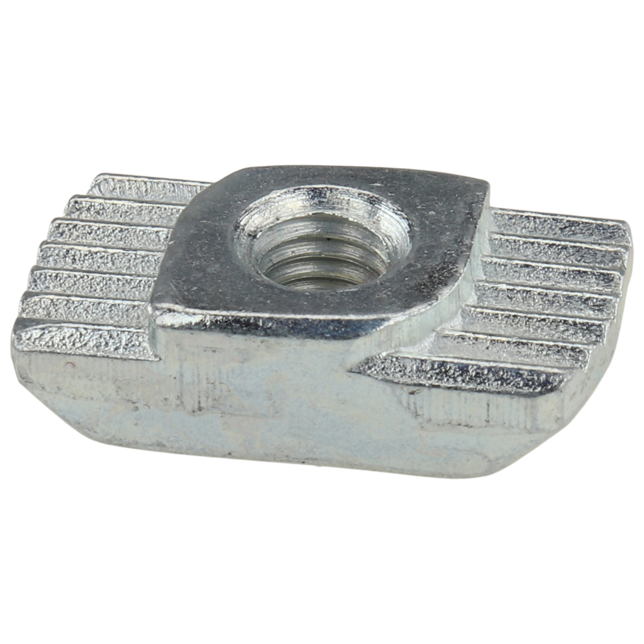 Hammermutter M5, Nut 10, mit Steg, Stahl, verzinkt Hammermutter M5, Nut 10, mit Steg, Stahl, verzinkt